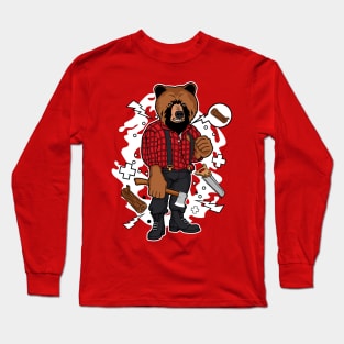 Lumber Bear Long Sleeve T-Shirt